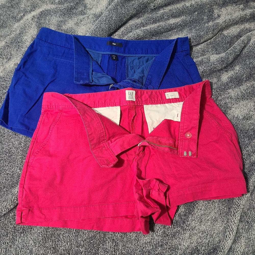 Gap Shorts Bundle Size 14 Blue & Pink